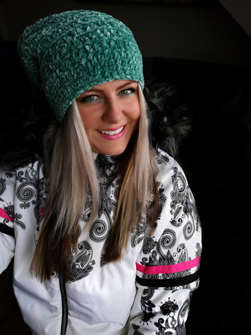 Sametová háčkovaná houmeleska /SKLADEM — foto 2