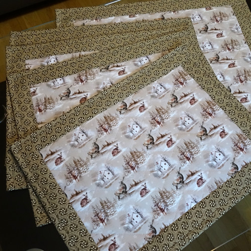 Zimní krajina - prostírání — foto 2