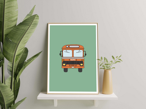 Plakát Sri Lanka Autobus A5 — foto 2