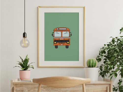 Plakát Sri Lanka Autobus A5 — foto 3