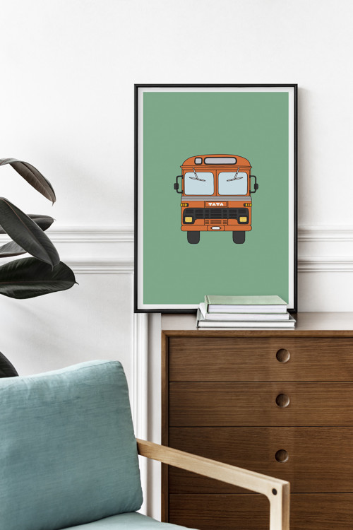 Plakát Sri Lanka Autobus A5 — foto 6