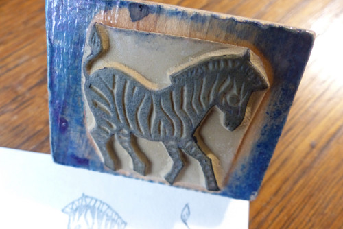 Zebra...staré tiskátko, razítko — foto 2