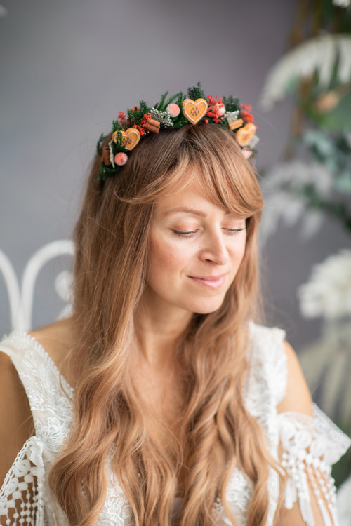 Vánoční čelenka "vánoční perníčky" — foto 2
