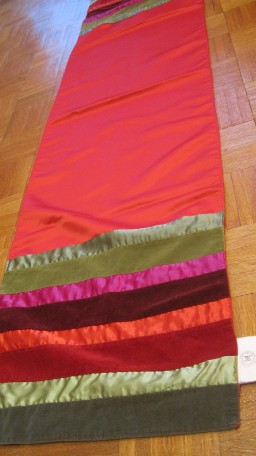 Veselá dečka patchwork vánoční 155x40cm — foto 2