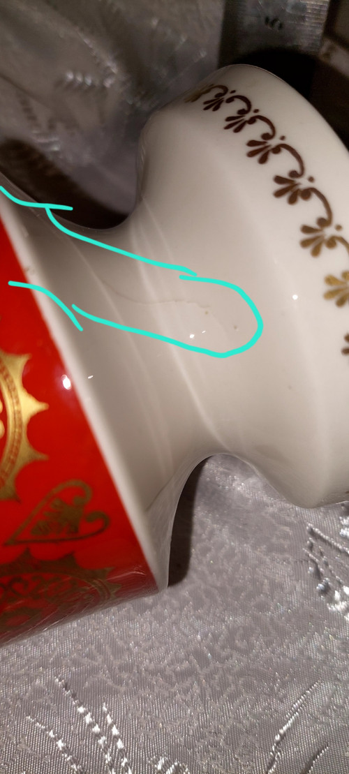 Stara porcelánová váza — foto 6