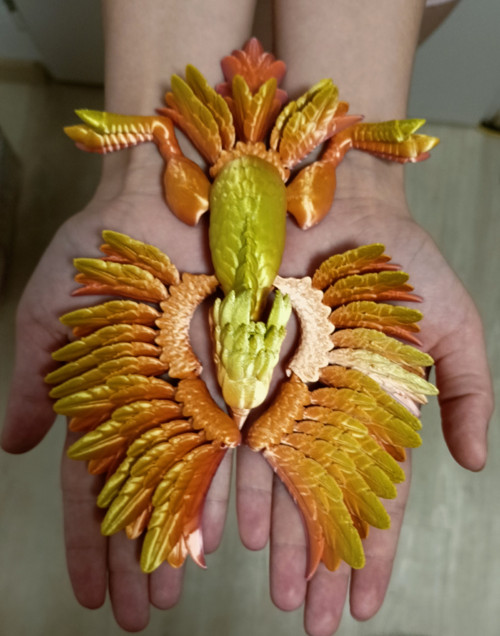 Flexi Bájný Fénix - 21 cm - 3D tisk — foto 4