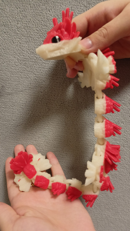 Mládě Sushi Draka - 33 cm - 3D Tisk — foto 2