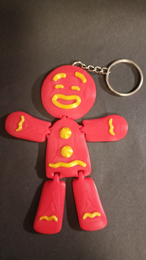 Veselý Flexi Perníček - 10 cm - 3D tisk — foto 2