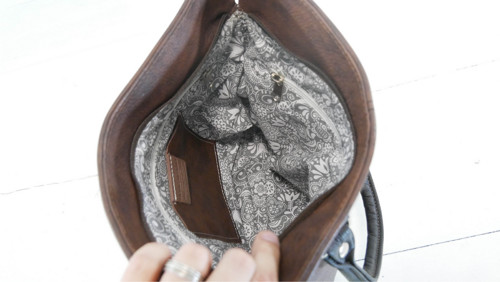 Kožená crossbody kabelka - Niké — foto 6