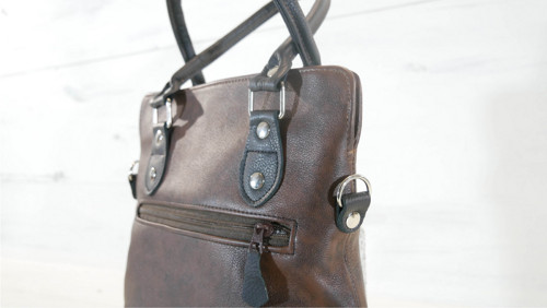 Kožená crossbody kabelka - Niké — foto 5