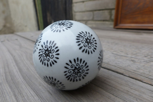 Roztočit...dekorační porcelánová koule — foto 2