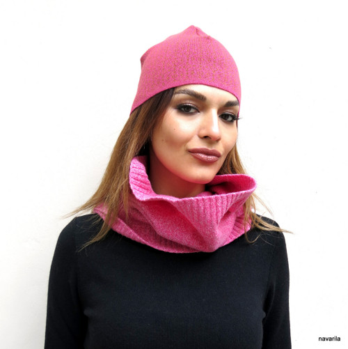 Čepička růžová - vzorovaná — foto 2