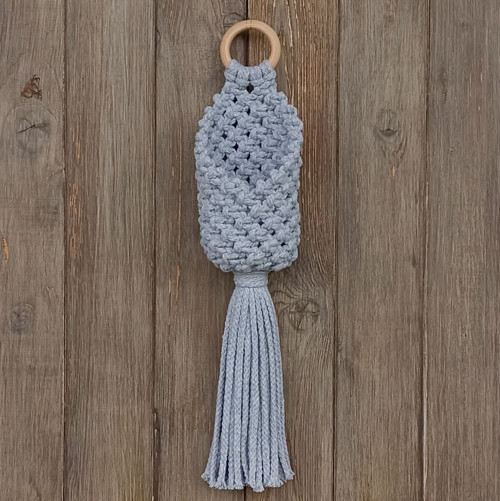Macramé košíček — foto 2