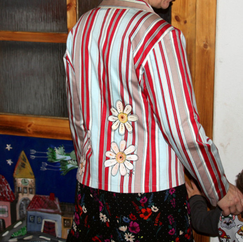 Malovaný kabátek L — foto 2