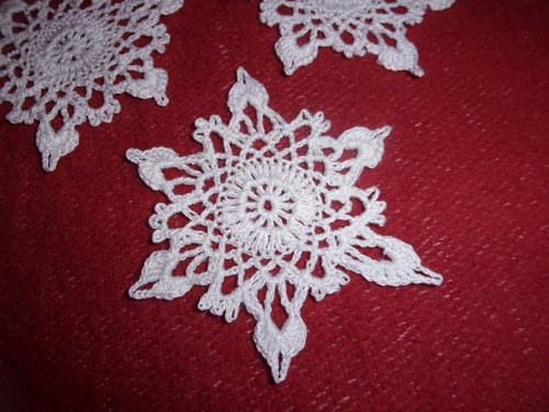 7. Vánoční bílá vločka 10 cm — foto 2
