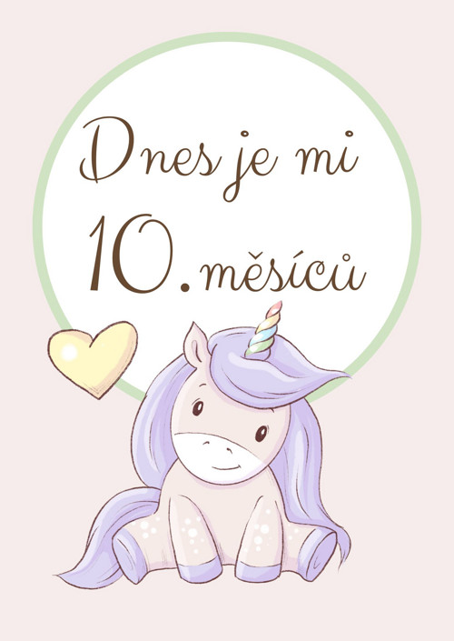 Milníkové kartičky - UNICORN — foto 2