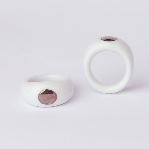 Prsten, "Big Silver Dot" — foto 2