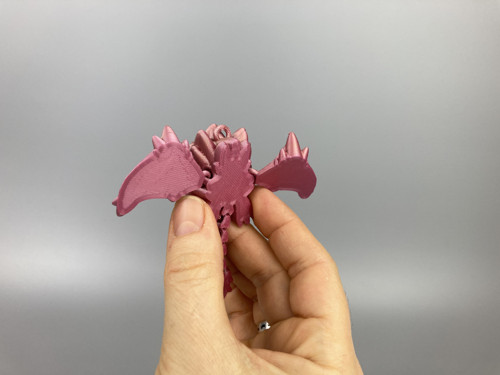 Rohatý rarášek - 9cm, 3D tisk — foto 3