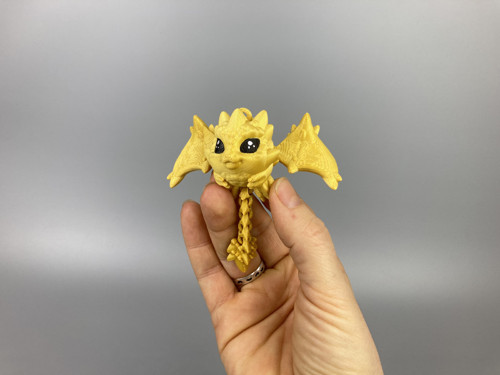Rohatý rarášek - 9cm, 3D tisk — foto 3
