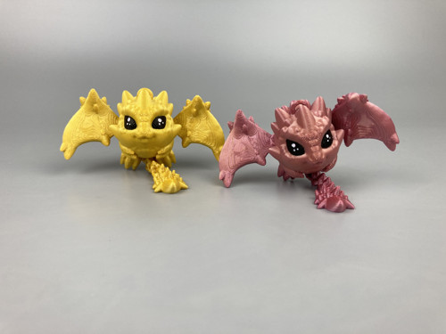 Rohatý rarášek - 9cm, 3D tisk — foto 4