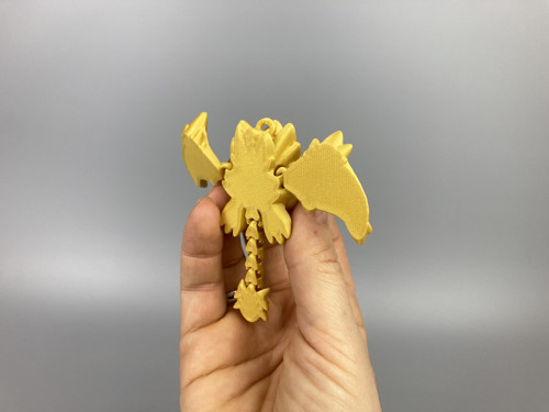 Rohatý rarášek - 9cm, 3D tisk — foto 2