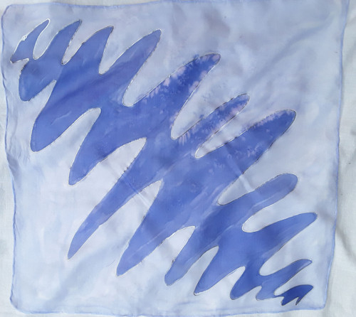 Chrpa - šátek 55 x 55 — foto 2