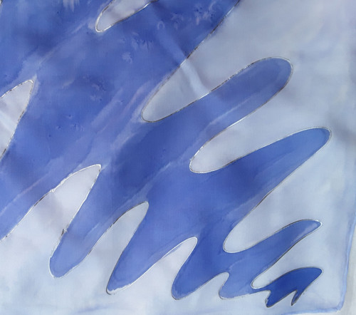 Chrpa - šátek 55 x 55 — foto 5