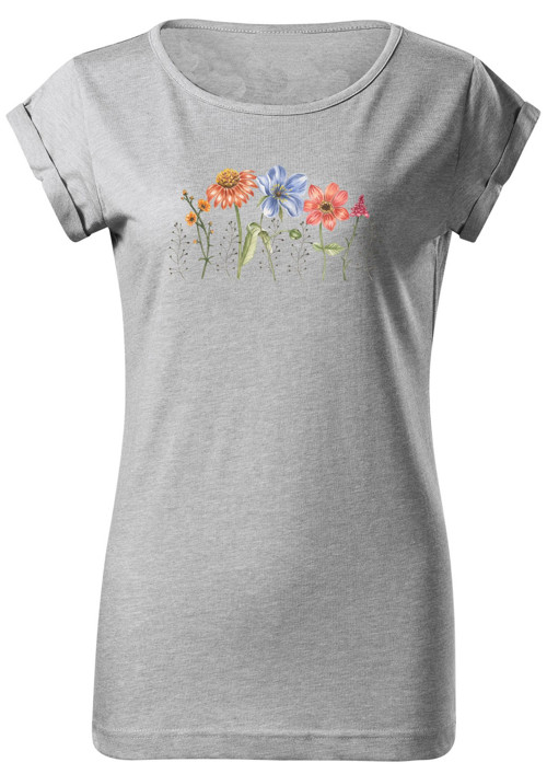 Dámské tričko "Beautiful Wildflowers" — foto 3