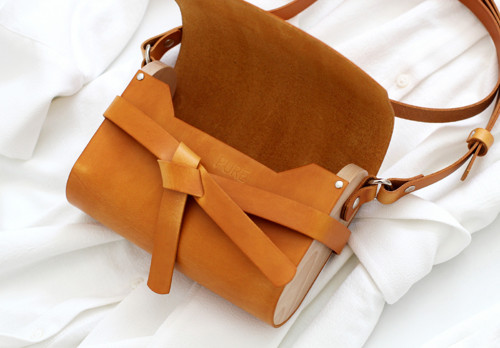 Kabelka Mini Knot Gold Brown — foto 4