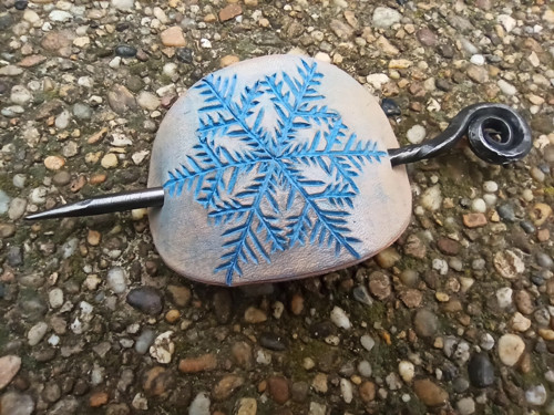Spona do vlasov #Snowflake — foto 2