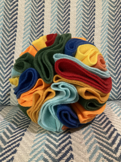 Čmuchací koule - snuffle ball - 16cm — foto 3
