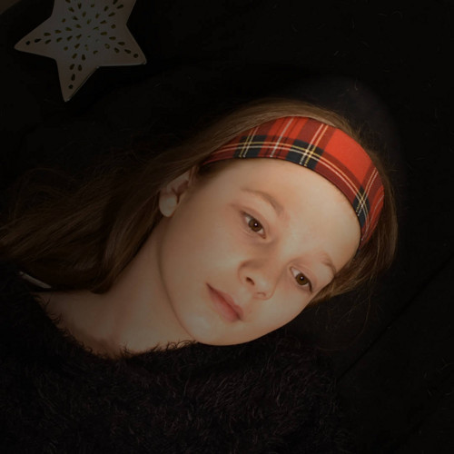 Čelenka - vánoční červená čelenka — foto 3