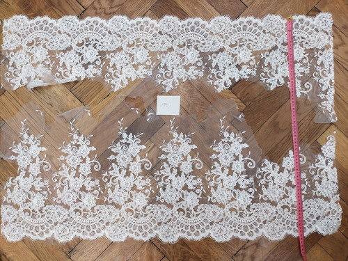 Krajkové lemy ivory — foto 2