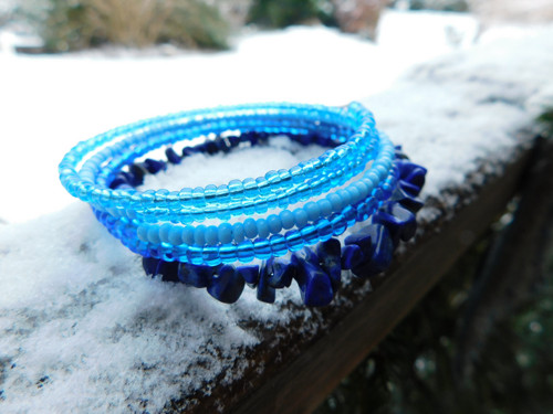 Lapis lazuli a sklo. — foto 3