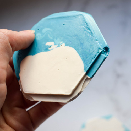 Šperkovnice - modrá & stracciatella — foto 6