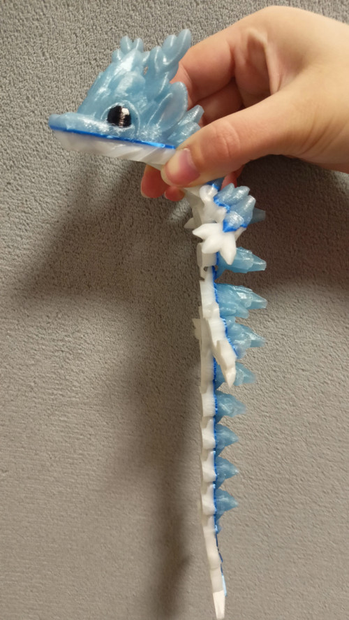 Mládě Zimního Draka - 29 cm - 3D Tisk — foto 3