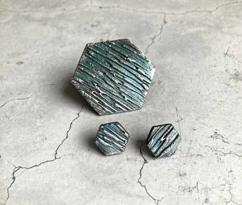 Metallic hexagon ( 2 v 1 ) — foto 2