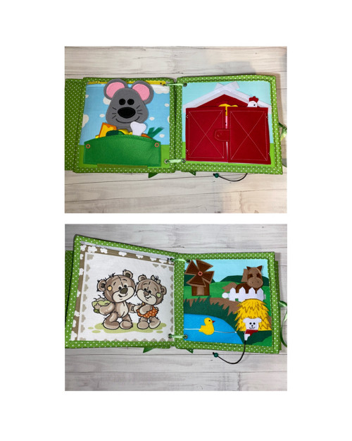 Quiet Book s méďou — foto 3