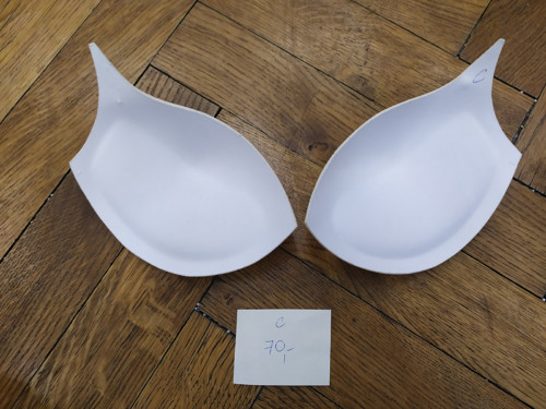 Podprsenkový košíček classic push-up bílý C — foto 2