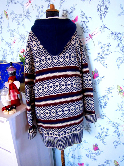 Svetr kardigan boho nomádský — foto 4
