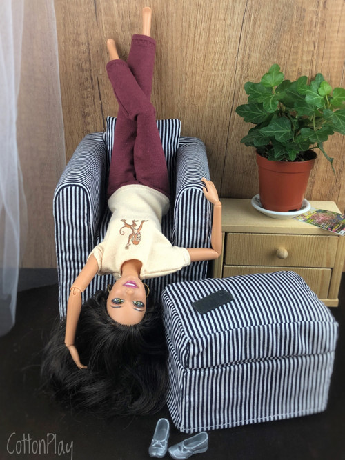 Barbie - tepláky vínově hnědé — foto 2