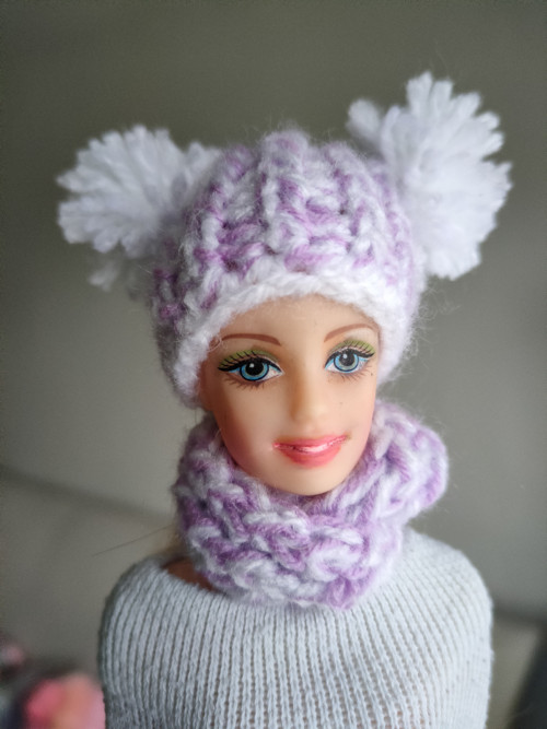 Čepice s nákrčníkem pro Barbie — foto 2