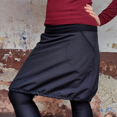 Hřejivá softshellka černá M/L — foto 3