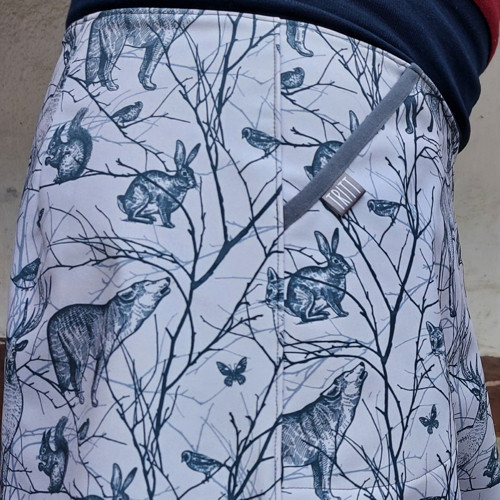 Hřejivá softshellka s jeleny M/L — foto 2