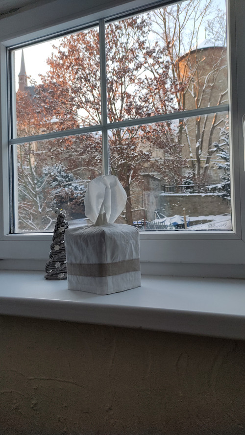 Lněný obal na ubrousky — foto 4