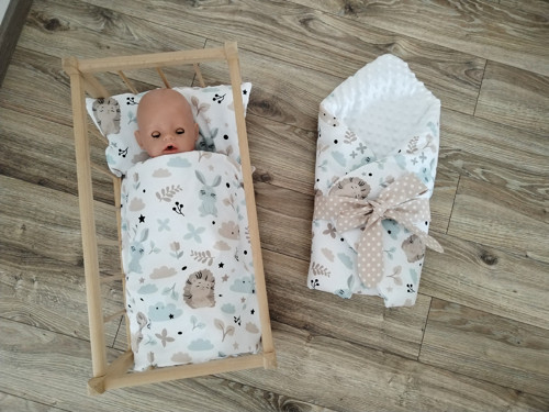 Zavinovačka pro panenku s minky — foto 3