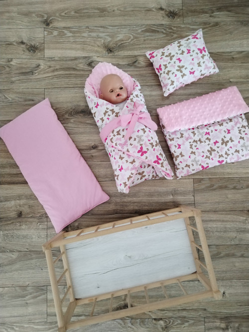 Set do postýlky pro panenku s minky — foto 3