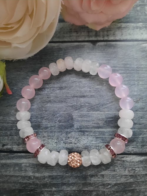 Náramek SWEET*jadeit*křišťál — foto 2