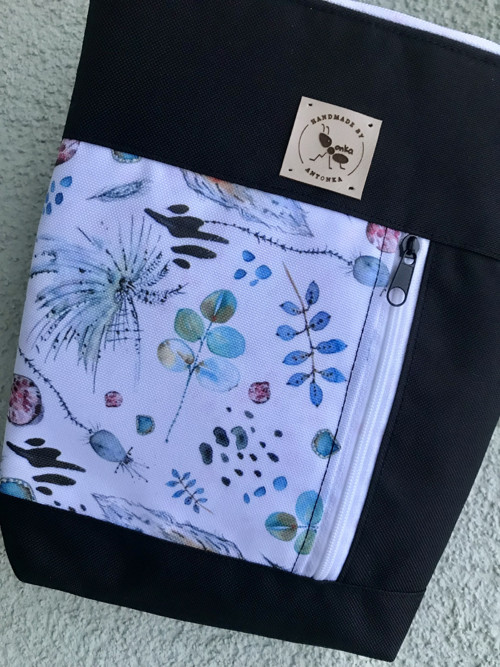 Crossbody taška - modré máky — foto 2