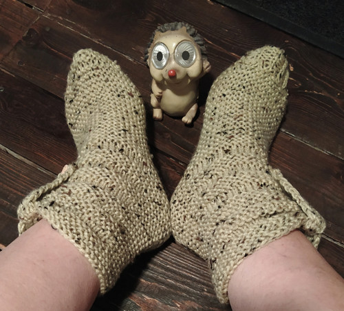 Ručně pletené ponožky "Tweed" — foto 2